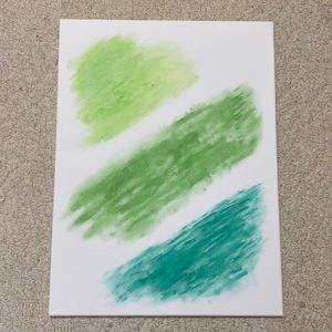 Green Home Decor Canvas: 18 x 24